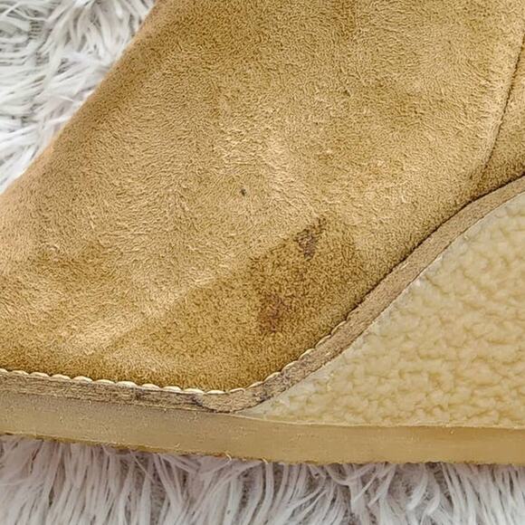 Isabel Marant Totam Shearling Wedge Boots 40 - Picture 13 of 14